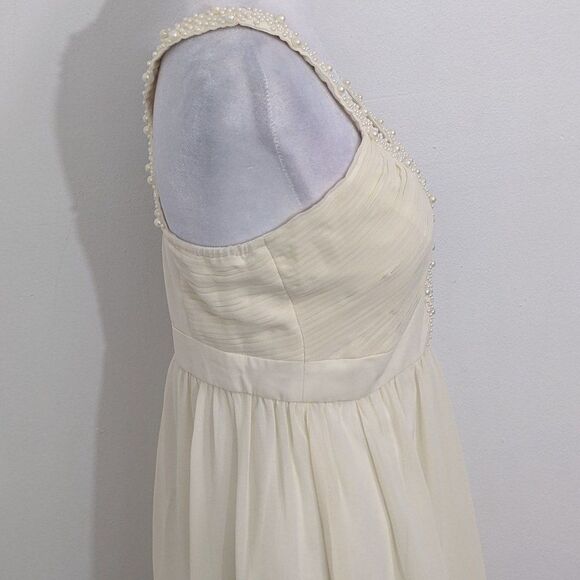 Minuet Ivory Homecoming Dress NWT Size Small Cream Formal Mini Dress - Picture 3 of 9
